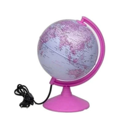 IŞIKLI PEMBE KÜRE 20CM