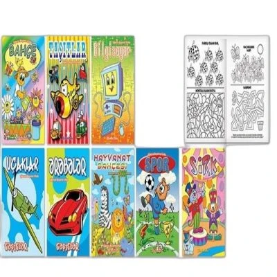 K.COLOR 20*28 8 YP.EĞLENCE BOYAMA KİTABI KARIŞIK