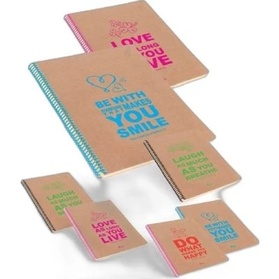 K.COLOR A6 80 YP.ÇİZGİLİ FUNKY SERT KAP.DEFTER