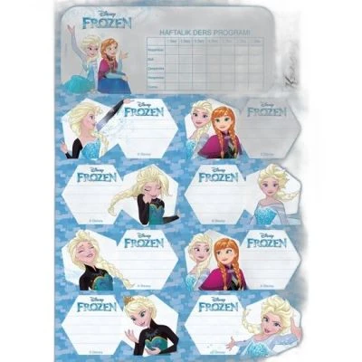 FROZEN DERS PROG.3LÜ ETİKET