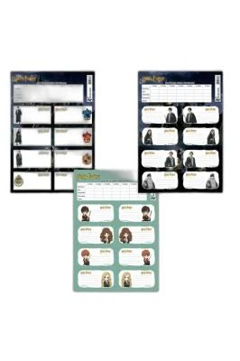 HARRY POTTER DERS PROGRAMLI 3LÜ ETIKET