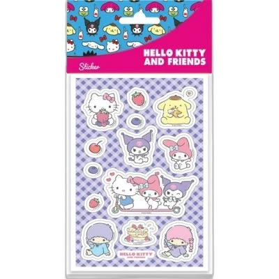 HELLO KITTY AND FRIENDS PUFFY STICKER