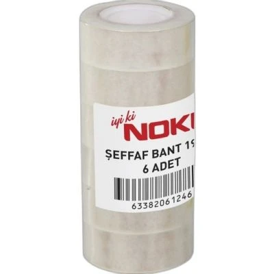 NOKİ ŞEFFAF BANT 19MMX33M
