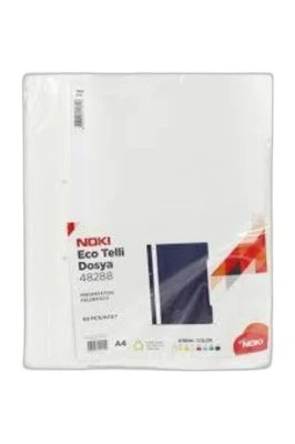 NOKİ ECO TELLİ DOSYA BEYAZ 50 Lİ