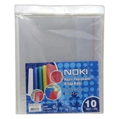 NOKİ HAZIR KİTAP KABI ŞEFFAF 10 LU PAKET