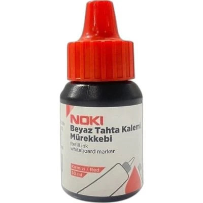 NOKİ BEYAZ TAHTA KALEM MÜREKKEBİ KIRMIZI 30 ML