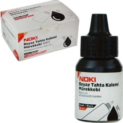 NOKİ BEYAZ TAHTA KALEM MÜREKKEBİ SİYAH 30 ML