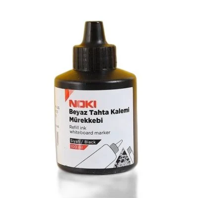 NOKİ BEYAZ TAHTA KALEM MÜREKKEBİ SİYAH 100 ML