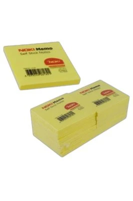 NOKİ MEMO 75X75 YAPIŞKAN NOTLUK LİMON SARI