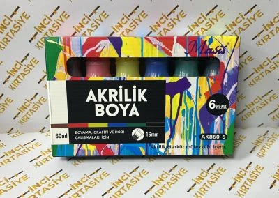 MASİS SÜNGERLİ AKRİLİK BOYA 6 RENK