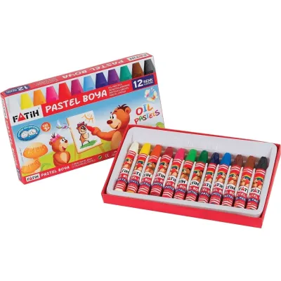 FATİH PASTEL BOYA 12 RENK KİNG SİZE