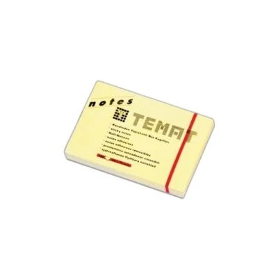 TEMAT 50X75 MM NOT KAĞIDI  100 YPR SARI