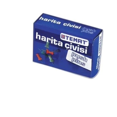 TEMAT 180 RENKLİ HARİTA ÇİVİSİ