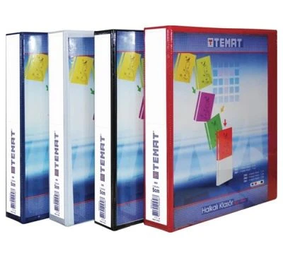 TEMAT 4 HALKALI KLASÖR 5CM MAVİ