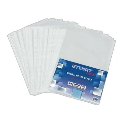 TEMAT EXTRA A4 POŞET DOSYA,100'LÜ