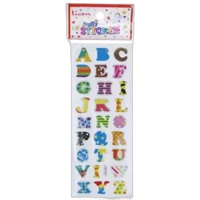TİCON.TPS-005/4.PUFFY STICKER(HARF)