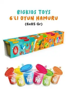 BİG KİDS 6LI OYUN HAMURU 510GR