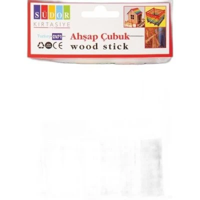 SÜDOR AHŞAP ÇUBUK GEÇMELI RENKLI