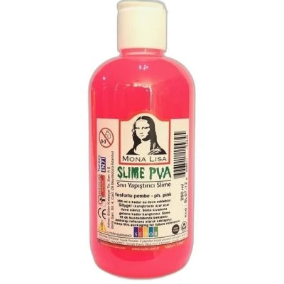 MONA LİSA 250ML SIVI YAPIŞTIRICI SLİME FOSFORLU PEMBE