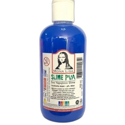 MONA LİSA 250ML SIVI YAPIŞTIRICI SLİME FOSFORLU MAVİ