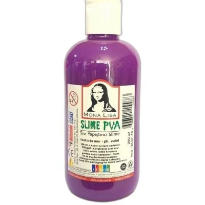 MONA LİSA 250ML SIVI YAPIŞTIRICI SLİME FOSFORLU MOR