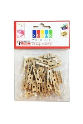 SÜDOR BÜYÜK BOY AHŞAP MANDAL 3,5CM 20Lİ