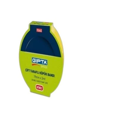 GIPTA 19MMX3MT ÇİFT TARAFLI KÖPÜK BANT