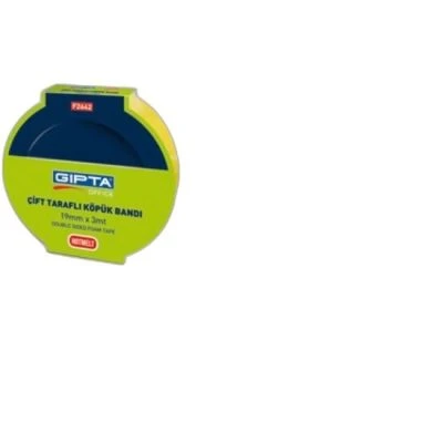 GIPTA BANT - ÇİFT TARAFLI KÖPÜK MONTAJ BANDI 38MMX3MT