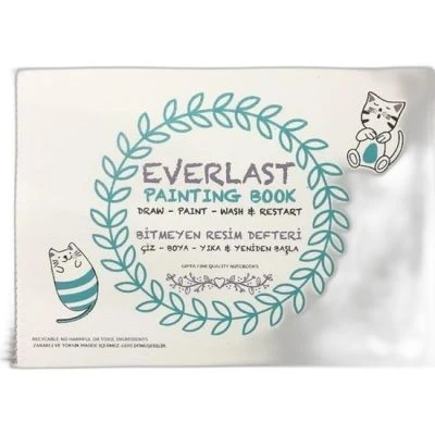 GIPTA EVERLAST SP. 25X35 4 YP. BITMEYEN PP RESIM DEFTERI
