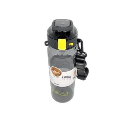 GIPTA ASKILI KİLİTLİ TRITAN MATARA 900ML SİYAH-KUTUDA