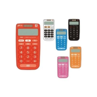GIPTA HESAP MAKINASI - STANDLI 6 RENK 8 DIGIT KUCUK
