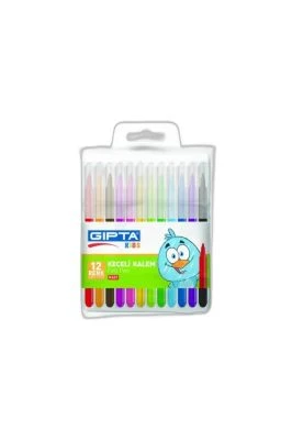GIPTA 12 KEÇELİ BOYA KALEMİ