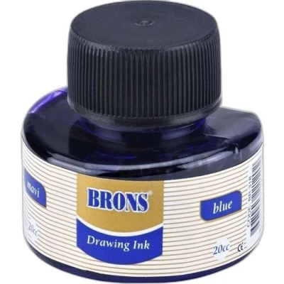 BRONS MAVİ ÇİNİ MÜREKKEP 20CC