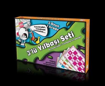KS 3'LÜ YILBAŞI SETI AILE OYUNU