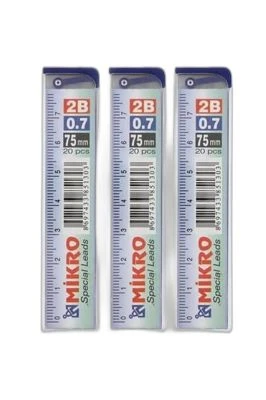 MİKRO M-750 75MM CETVELLİ KURŞUN KALEM UCU 0.7MM