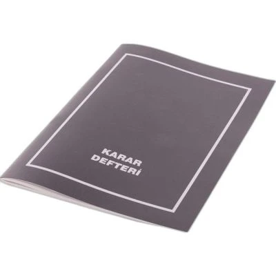 KARAR DEFTERİ  PLASTİK KAPAK