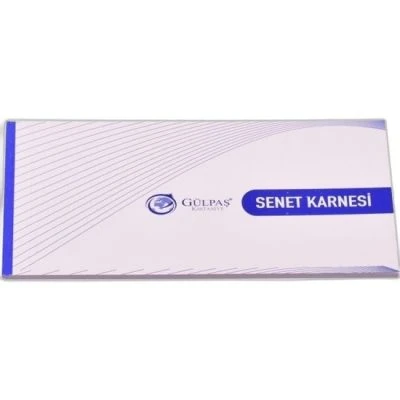 GÜLPAŞ SENET DEFTERİ 9,3X20CM 50YAP.