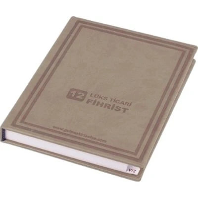 TİCARİ FİHRİST 17X24  (TERMO DERİ KAPAK)    12 Lİ