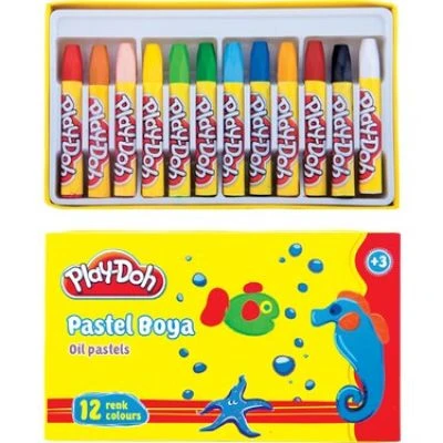PLAY-DOY 12 RENK PASTEL BOYA