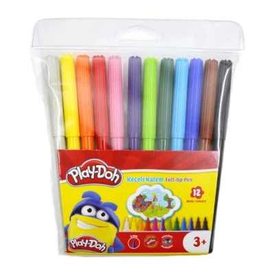 PLAY-DOH KEÇELİ KALEM 2 MM. 12 RENK (PVC)