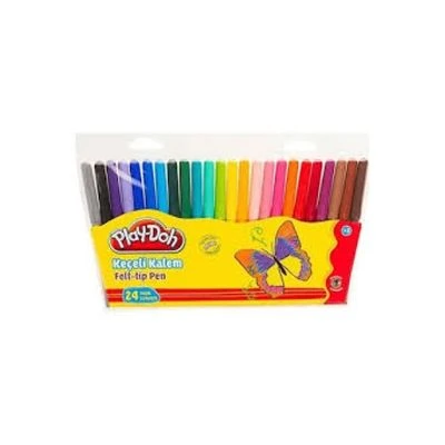PLAYDOH 24 RENK KEÇELİ KALEM