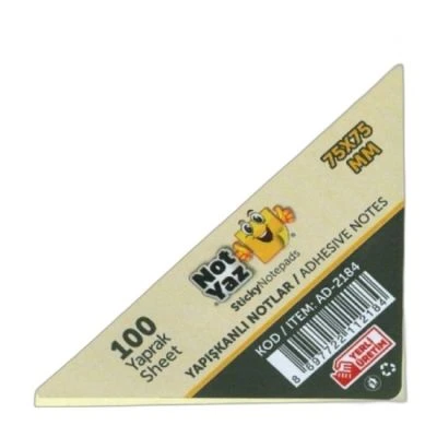 MİX RENKLİ KARE YAPIŞKANLI BLOKNOT 100 YAPRAK