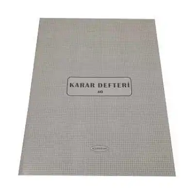 ALTINYILDIZ KARAR DEFTERİ 40 YAPRAK