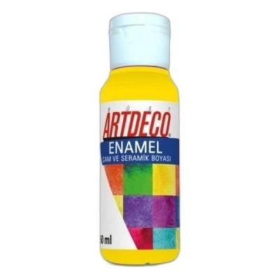 ARTDECO ENAMEL-CAM VE SERAMİK BOYA 60ML SARI 801