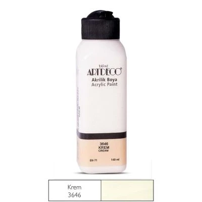 ARTDECO AKRİLİK BOYA 140ML KREM 3646