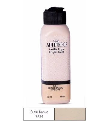 ARTDECO AKRİLİK BOYA 140ML SÜTLÜ KAHVE 3654
