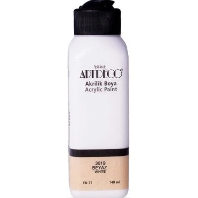 ARTDECO AKRİLİK BOYA 140ML BEYAZ 3619