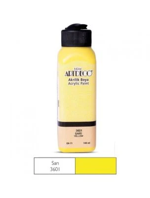 ARTDECO AKRİLİK BOYA 140ML SARI 3601