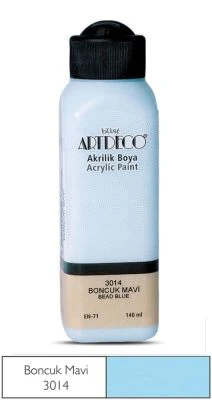 ARTDECO AKRİLİK BOYA 140ML BONCUK MAVİ 3014