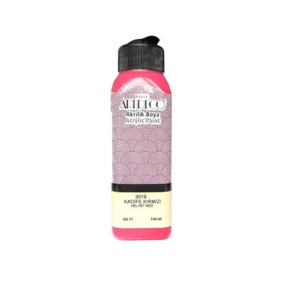 ARTDECO AKRİLİK BOYA 140ML KADİFE KIRMIZI 3019